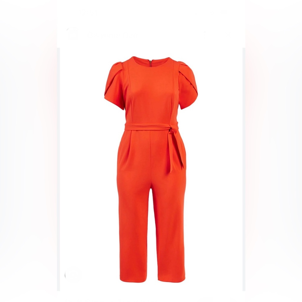 Calvin Klein Orange Jumpsuit NWOT